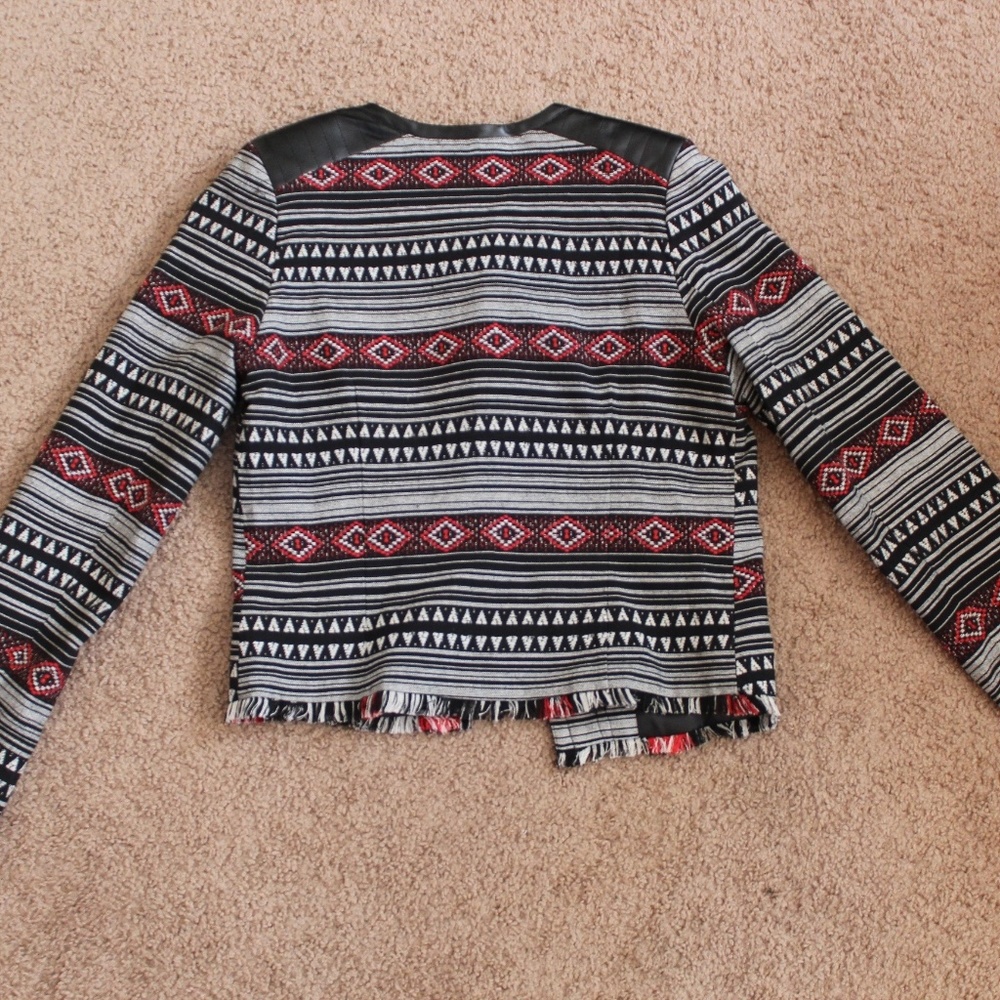 Cultural Pattern Blazer Jacket - Picture 2 of 3